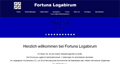 Desktop Screenshot of fortuna-logabirum.de